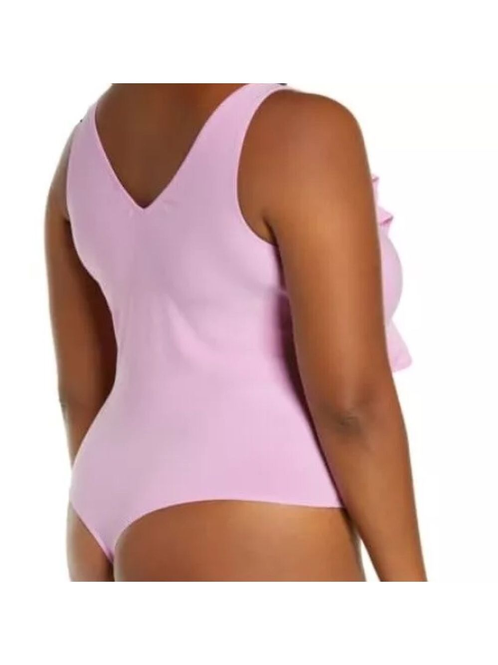 NWT LEITH Bodysuit Womens XS Ruffles Sleeveless Boho Festival - Picture 3 of 11